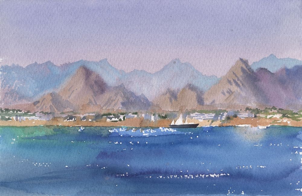 Egypt seascape on the red sea art print by Samira Yanushkova for $57.95 CAD