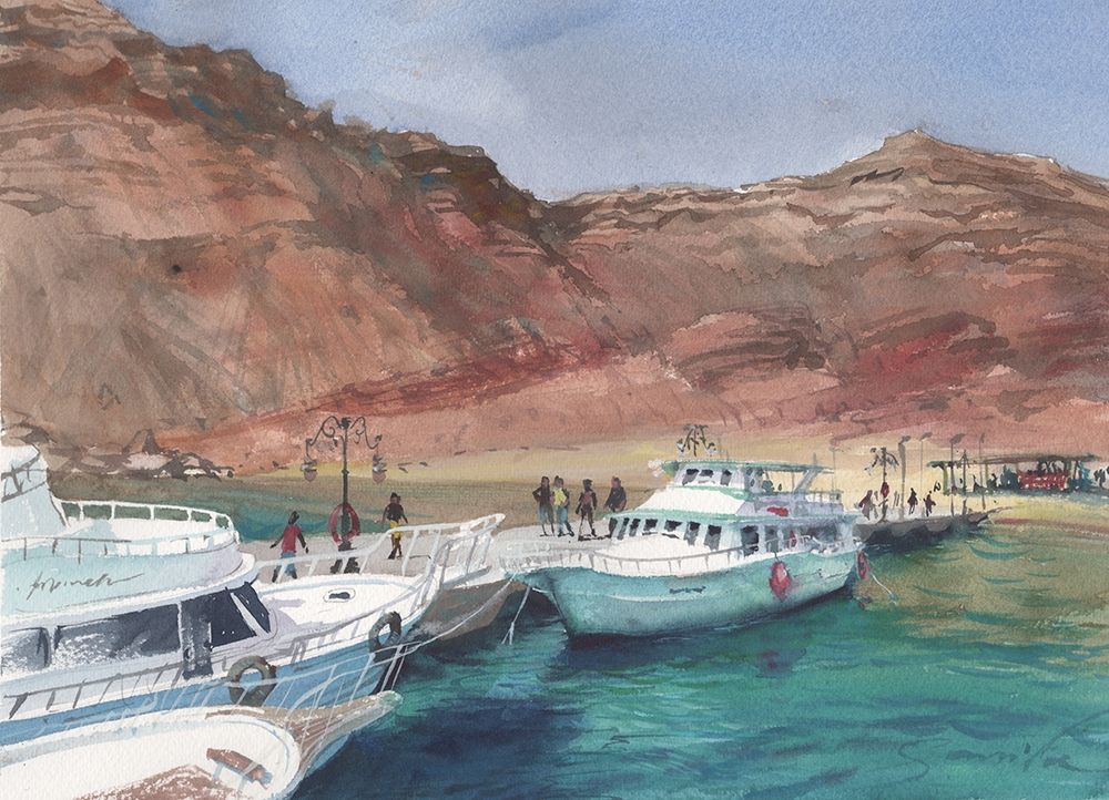 Yachts art print by Samira Yanushkova for $57.95 CAD