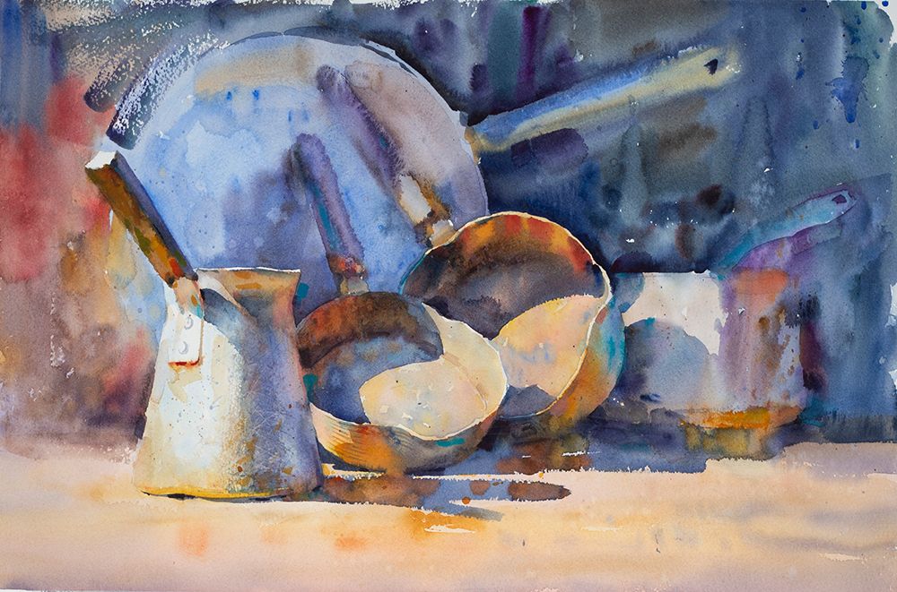 Old Dishes art print by Samira Yanushkova for $57.95 CAD
