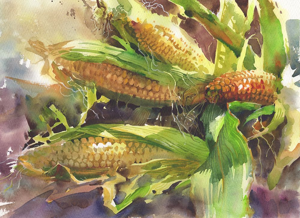 Corn art print by Samira Yanushkova for $57.95 CAD