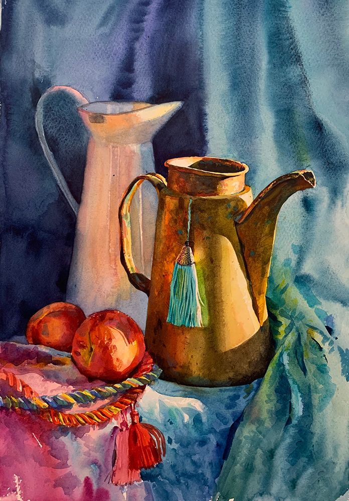 Still Life With Antiques art print by Samira Yanushkova for $57.95 CAD