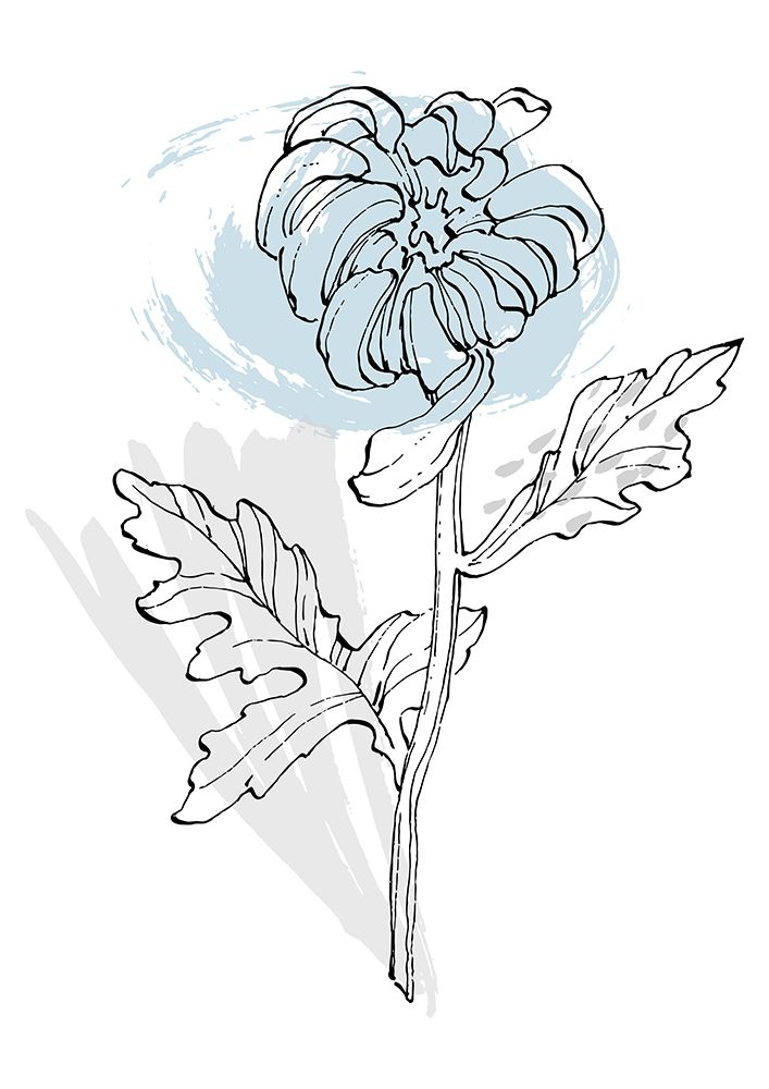 Peonies Flowers Abstract. Plant Art Minimal art print by Samira Yanushkova for $57.95 CAD