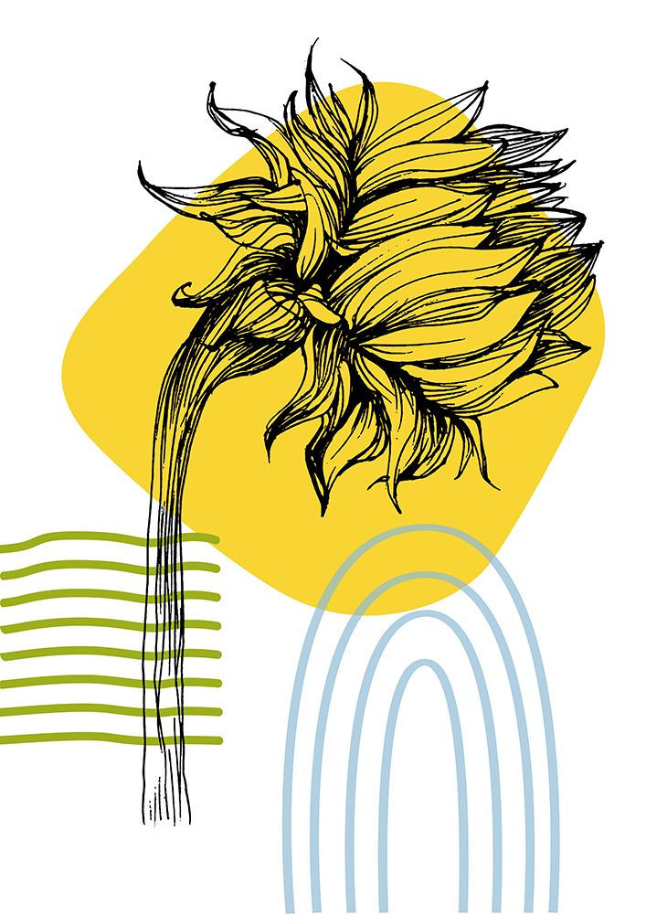 Sunflower art print by Samira Yanushkova for $57.95 CAD