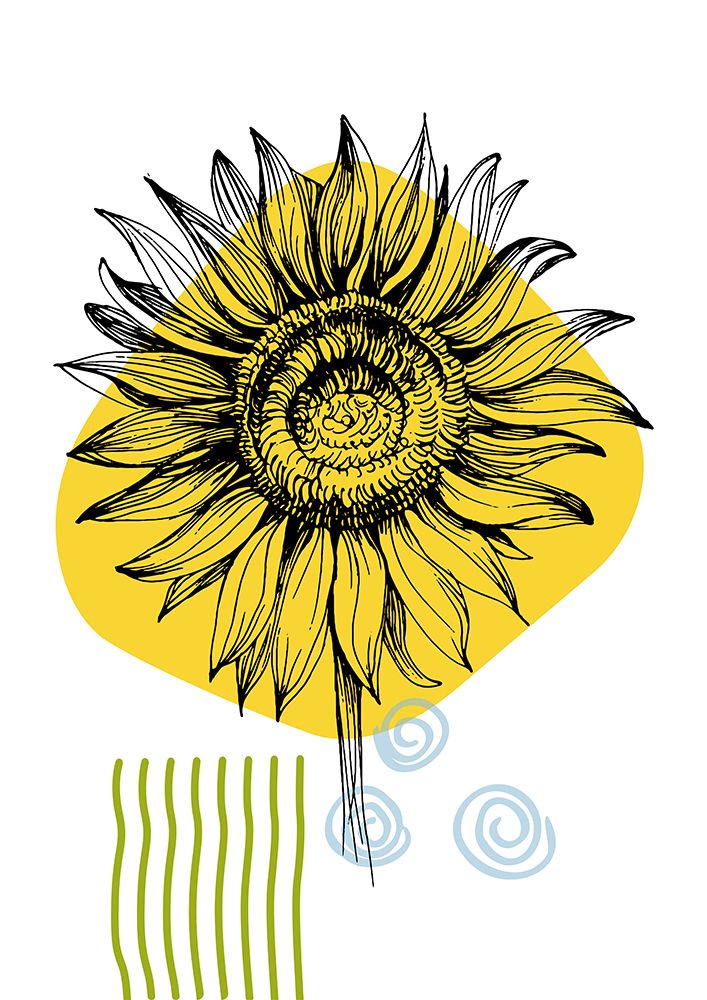 Sunflower art print by Samira Yanushkova for $57.95 CAD