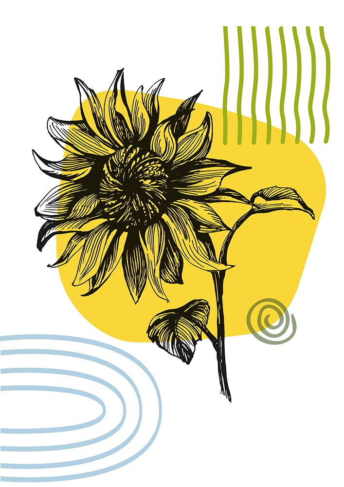 Sunflower art print by Samira Yanushkova for $57.95 CAD