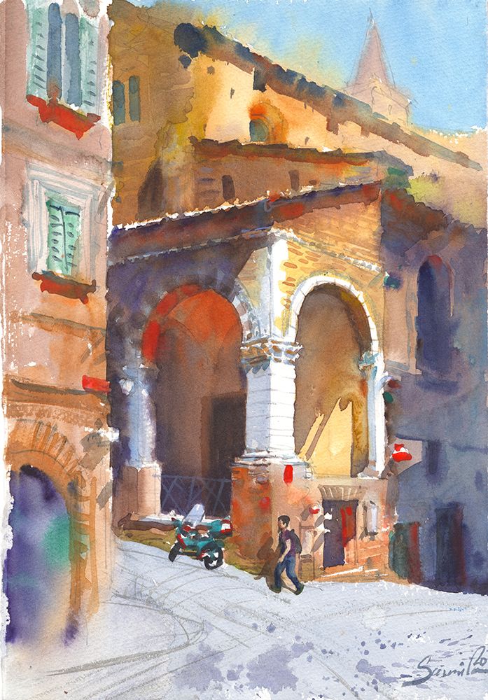 Charm of Italy art print by Samira Yanushkova for $57.95 CAD