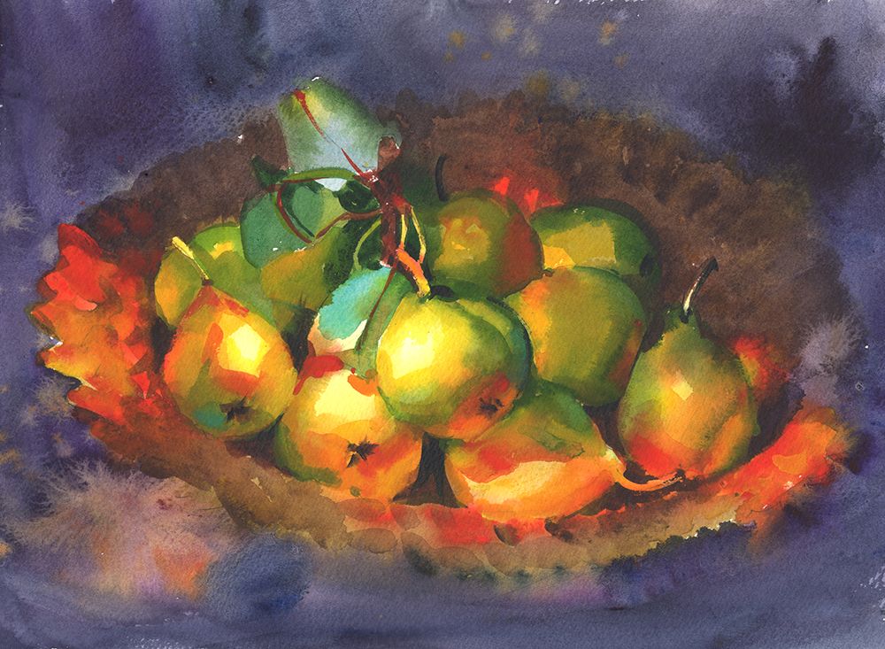 Pears art print by Samira Yanushkova for $57.95 CAD
