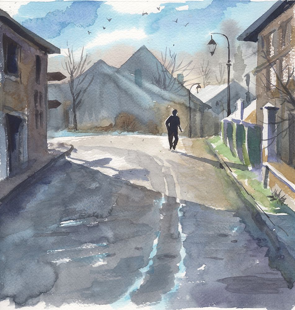 Walk art print by Samira Yanushkova for $57.95 CAD