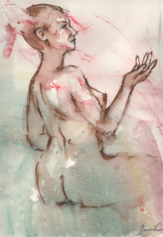 Nude III art print by Samira Yanushkova for $57.95 CAD