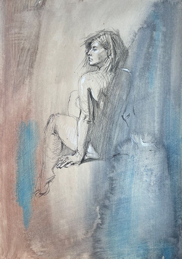 Abstract Nude Art art print by Samira Yanushkova for $57.95 CAD