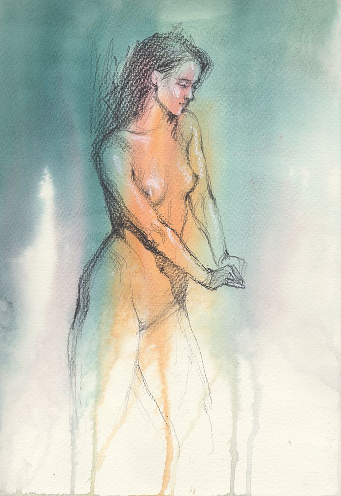 Waiting impatiently art print by Samira Yanushkova for $57.95 CAD