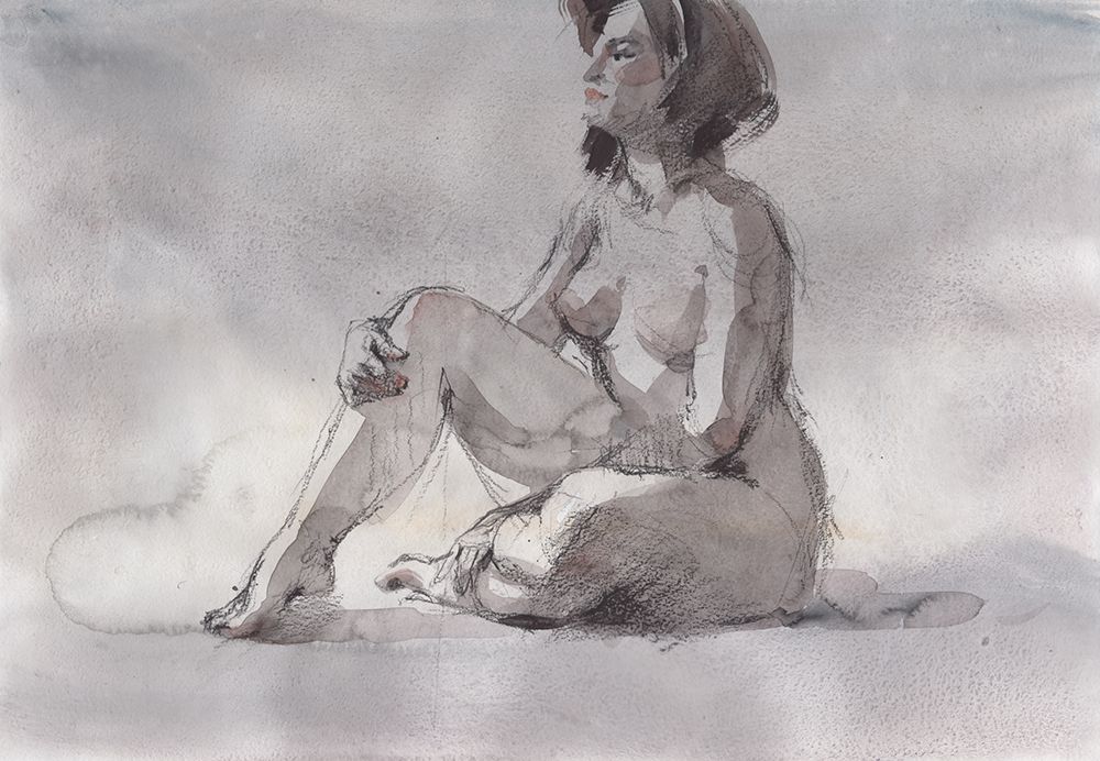 Erotic sketch art art print by Samira Yanushkova for $57.95 CAD