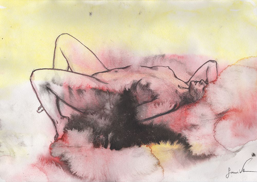 Nude Bodyscape Reflections art print by Samira Yanushkova for $57.95 CAD