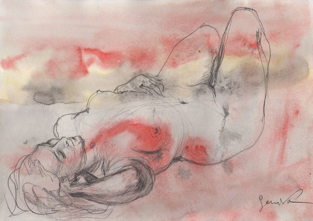 Naked morning art print by Samira Yanushkova for $57.95 CAD
