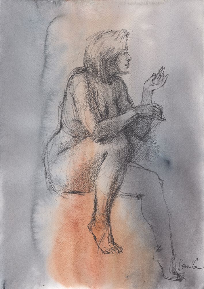 Nude VIII art print by Samira Yanushkova for $57.95 CAD