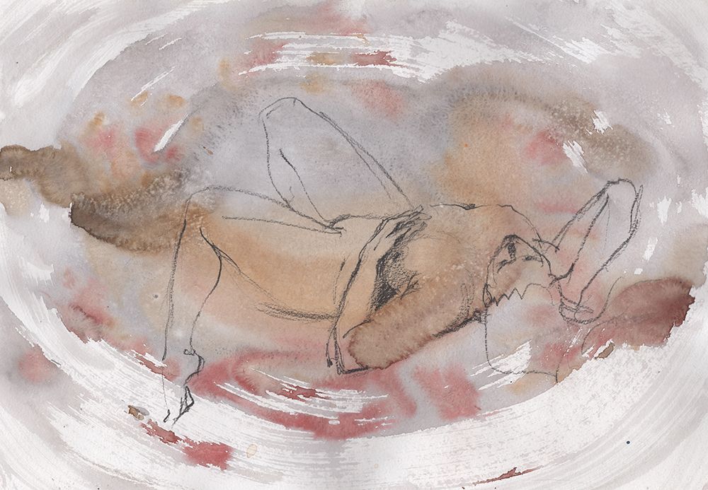 Nude IX art print by Samira Yanushkova for $57.95 CAD