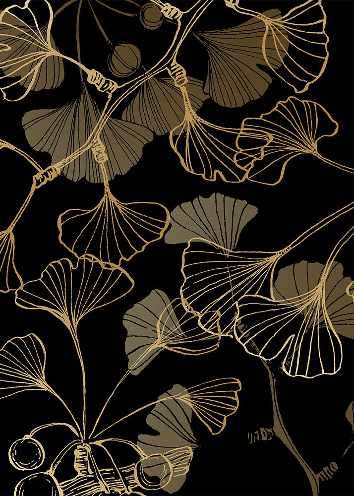 Ginkgo - Minimalist Garden Leaves art print by AcantStudio for $57.95 CAD