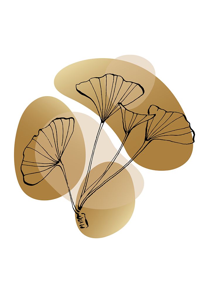 Gingko leaves art print by AcantStudio for $57.95 CAD