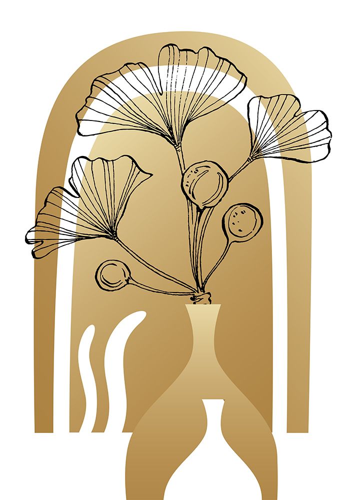 Ginkgo japan art print by AcantStudio for $57.95 CAD