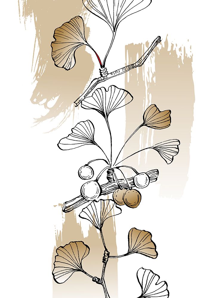 Ginkgo Neutral art print by AcantStudio for $57.95 CAD