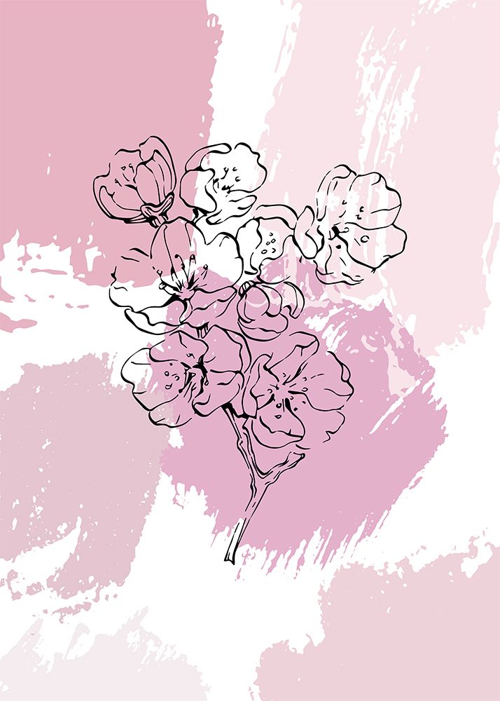 Sakura flower art print by AcantStudio for $57.95 CAD