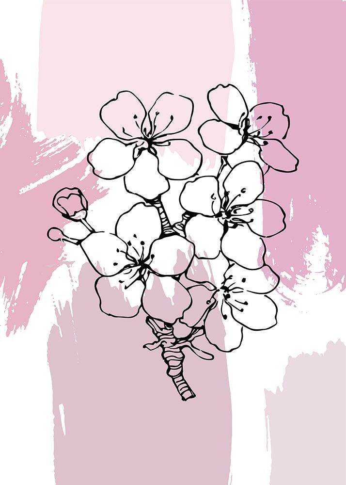 Sakura Botanical art print by AcantStudio for $57.95 CAD