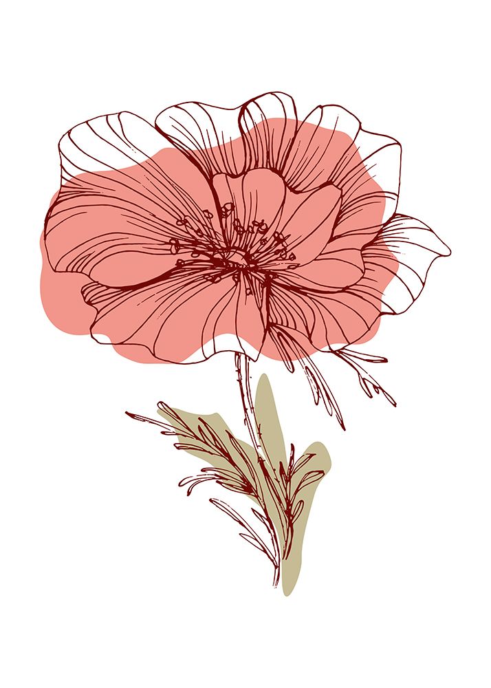 Poppy 5 art print by AcantStudio for $57.95 CAD