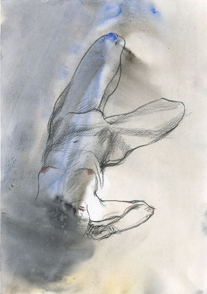 Harmony Unveiled Abstract Nude art print by Samira Yanushkova for $57.95 CAD