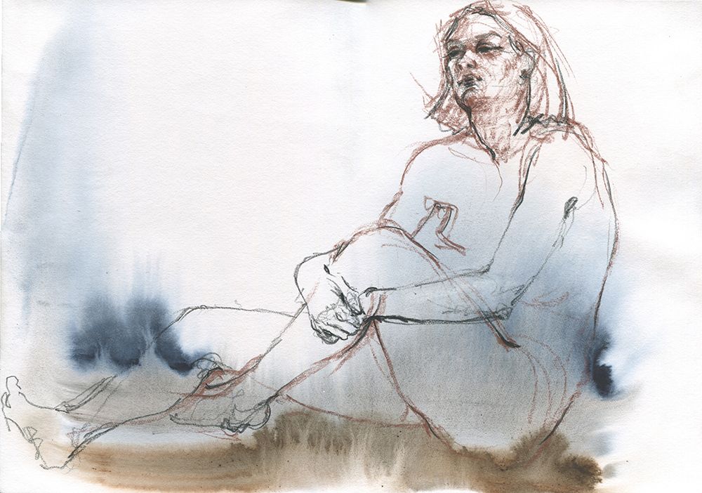 Graceful Nude art print by Samira Yanushkova for $57.95 CAD
