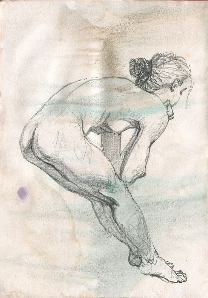 Nude female figure art print by Samira Yanushkova for $57.95 CAD