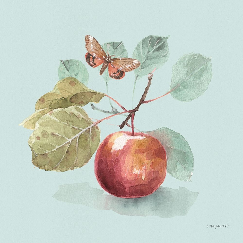 Autumn in Nature 02 on Aqua art print by Lisa Audit for $57.95 CAD