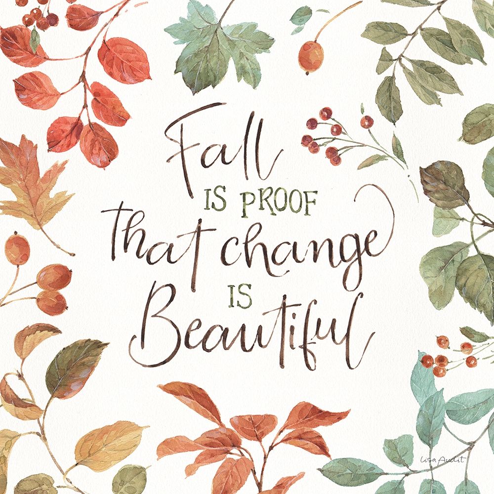Autumn in Nature 07 on White art print by Lisa Audit for $57.95 CAD