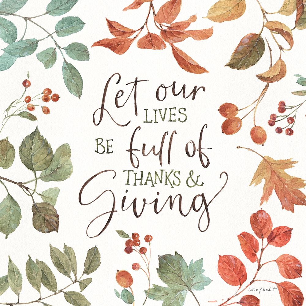 Autumn in Nature 09 on White art print by Lisa Audit for $57.95 CAD