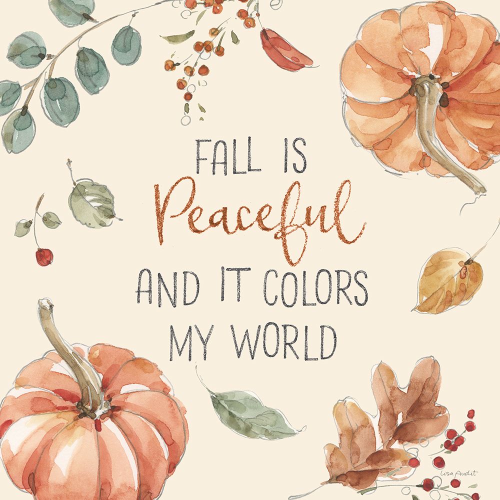 Autumn Feel III art print by Lisa Audit for $57.95 CAD