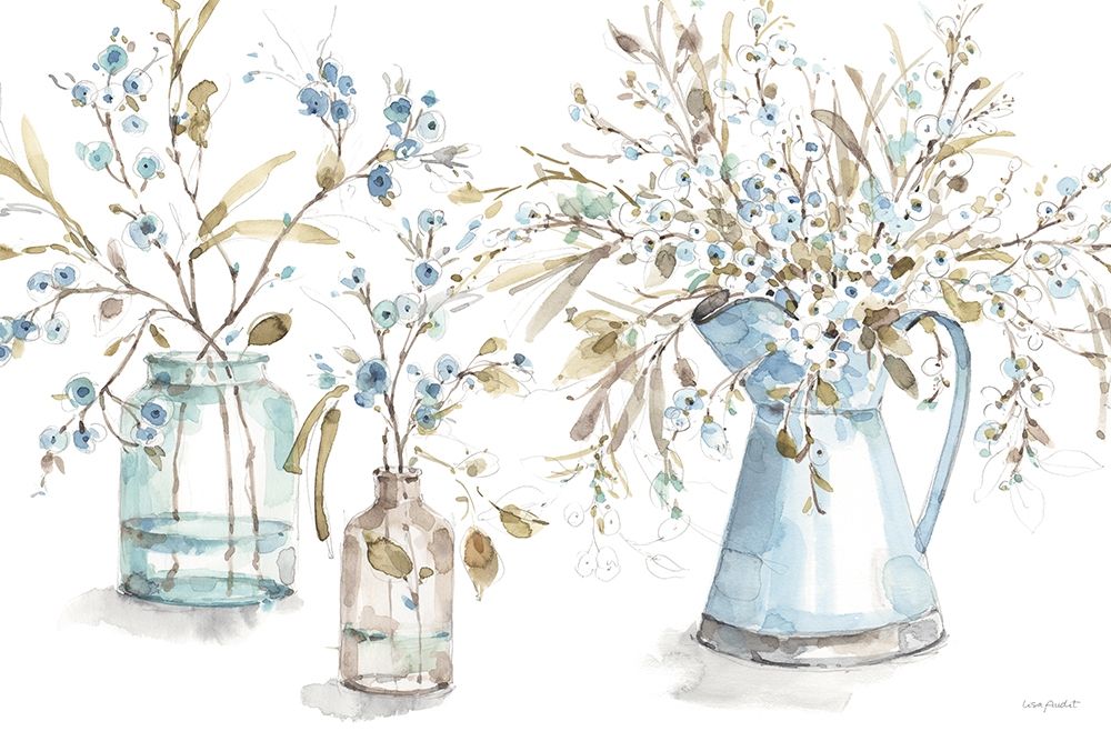 Blue Escape 01 art print by Lisa Audit for $57.95 CAD