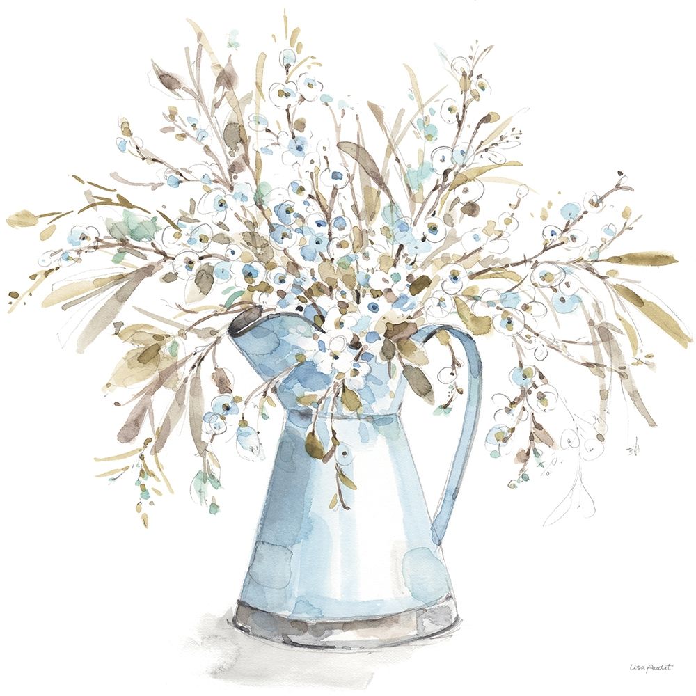 Blue Escape 04 art print by Lisa Audit for $57.95 CAD