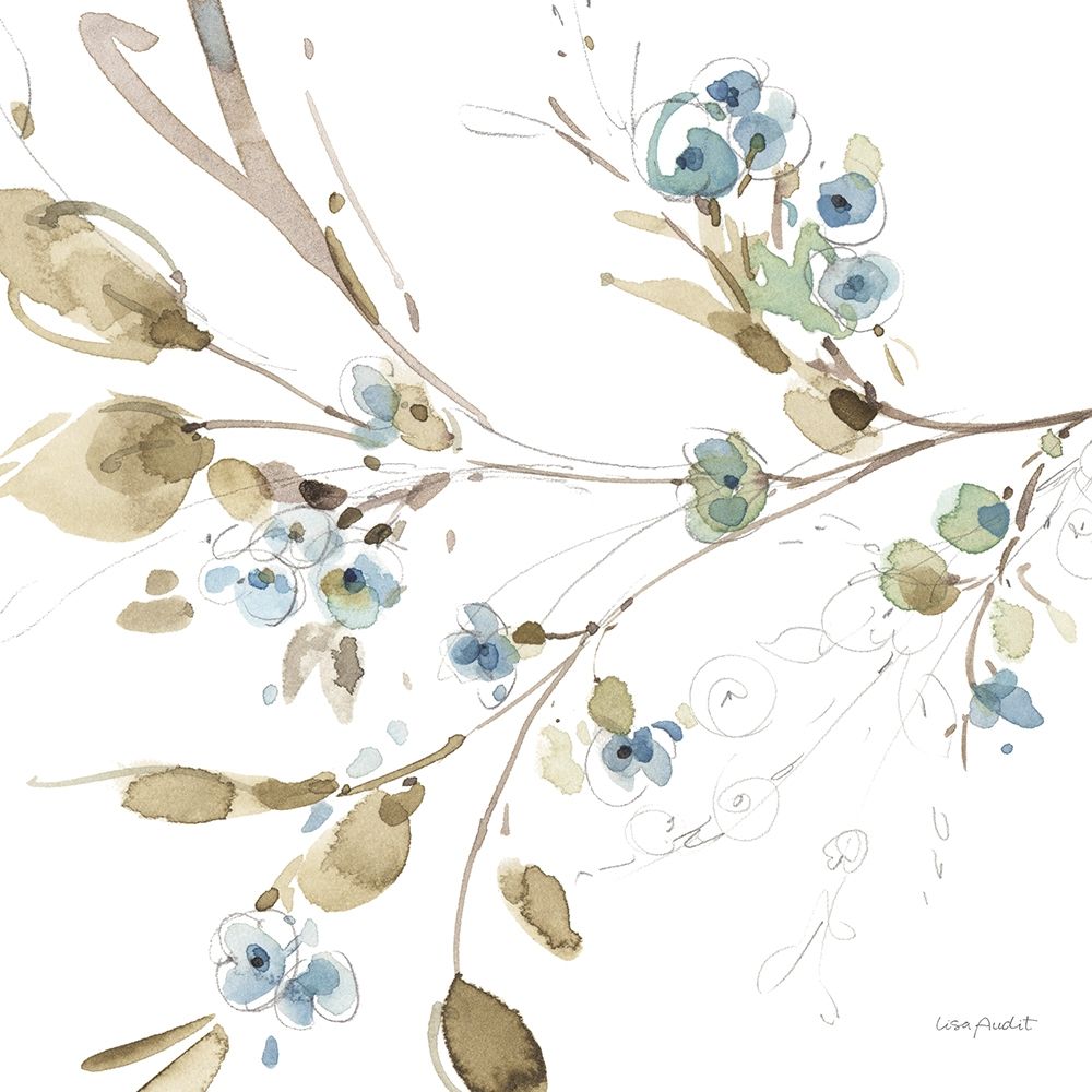 Blue Escape 07 art print by Lisa Audit for $57.95 CAD