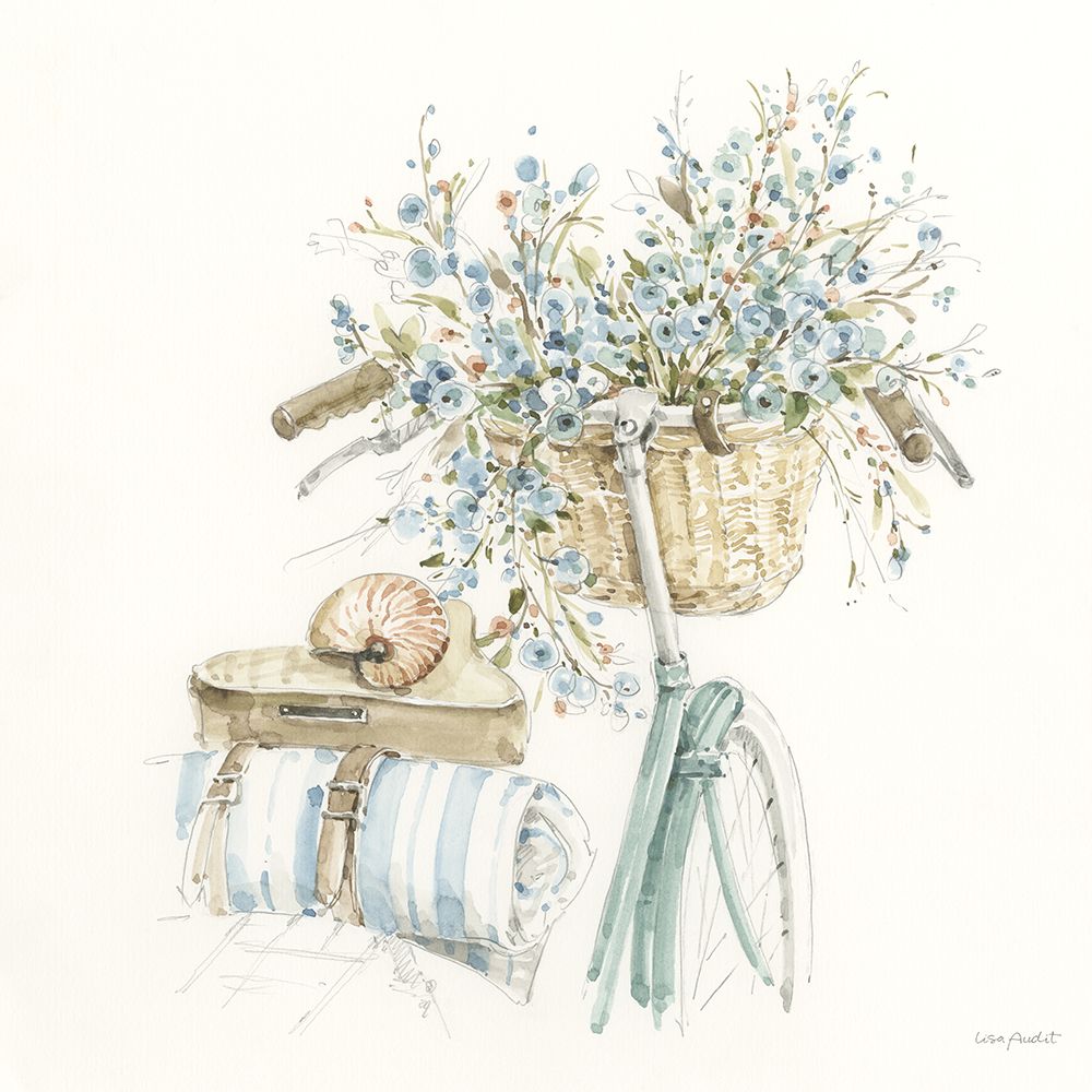 Blue Escape XVII art print by Lisa Audit for $57.95 CAD