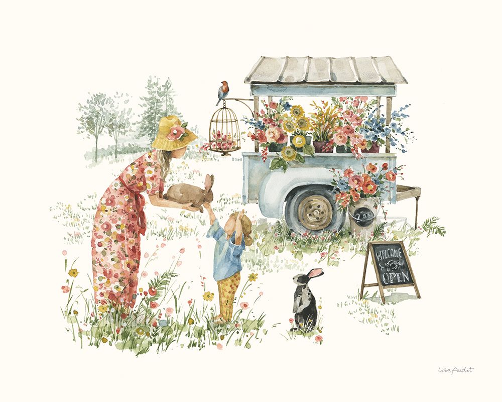 Blissful Moments II art print by Lisa Audit for $57.95 CAD