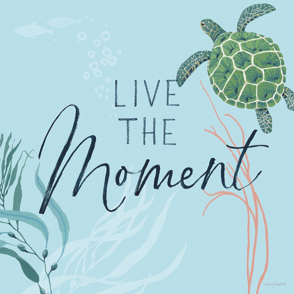 Free As the Ocean VIII on Blue art print by Lisa Audit for $57.95 CAD