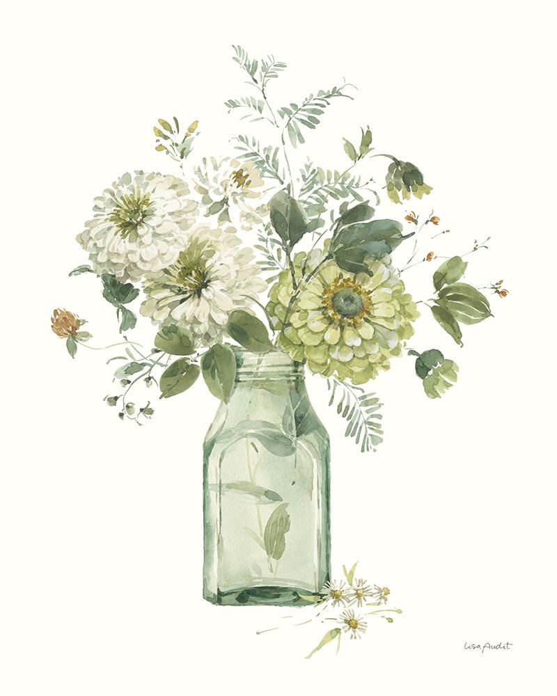 Green Fields XXIV art print by Lisa Audit for $57.95 CAD