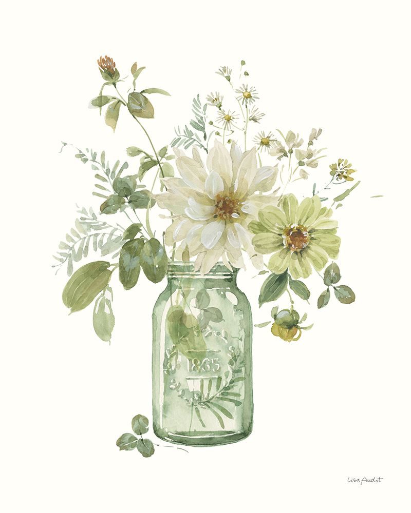 Green Fields XXV art print by Lisa Audit for $57.95 CAD