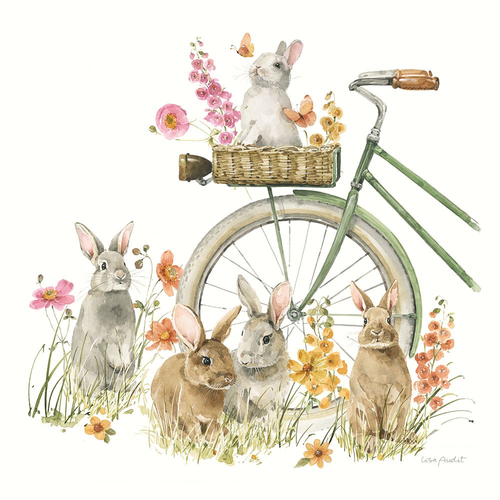 Hop on Spring XVII art print by Lisa Audit for $57.95 CAD