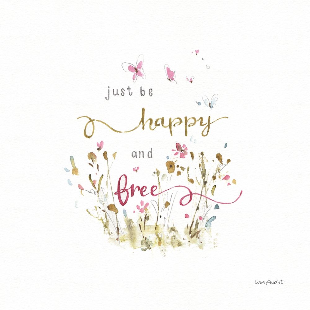 Butterflies And Wildflowers art print by Lisa Audit for $57.95 CAD