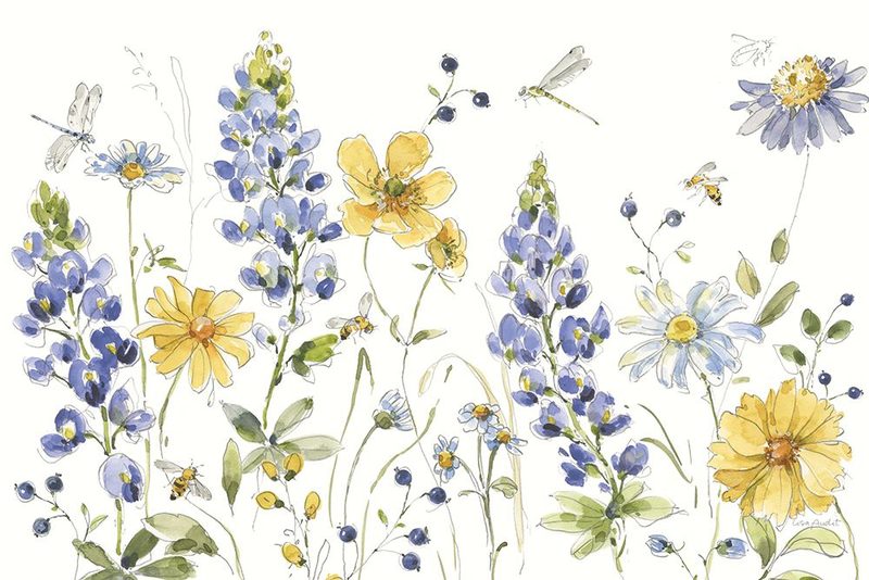 Lovely Blues I art print by Lisa Audit for $57.95 CAD