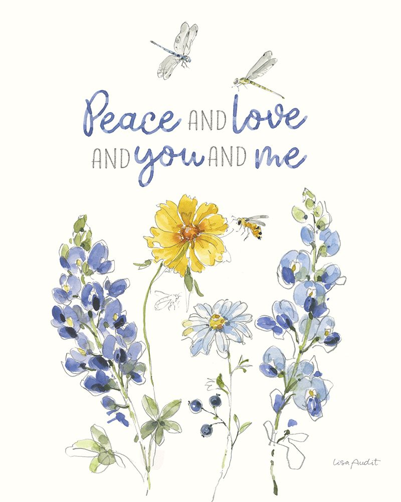 Lovely Blues VII art print by Lisa Audit for $57.95 CAD