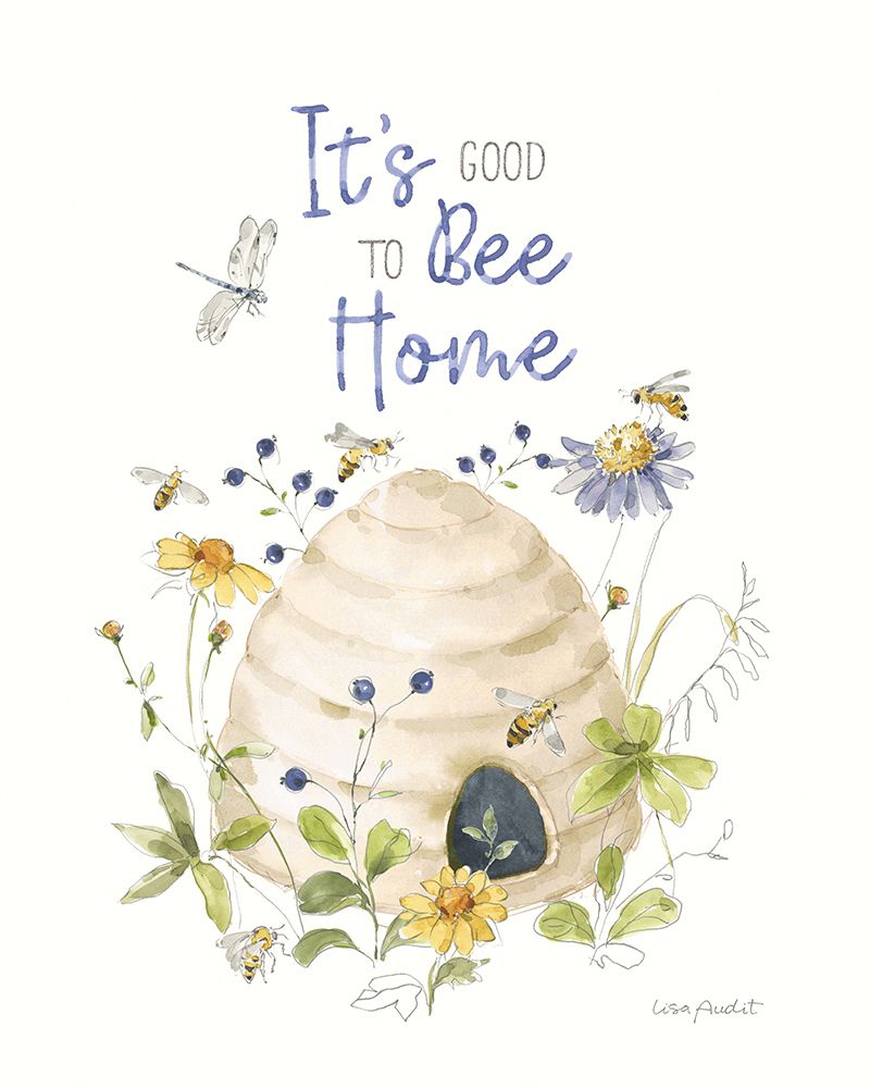 Lovely Blues XVIII art print by Lisa Audit for $57.95 CAD