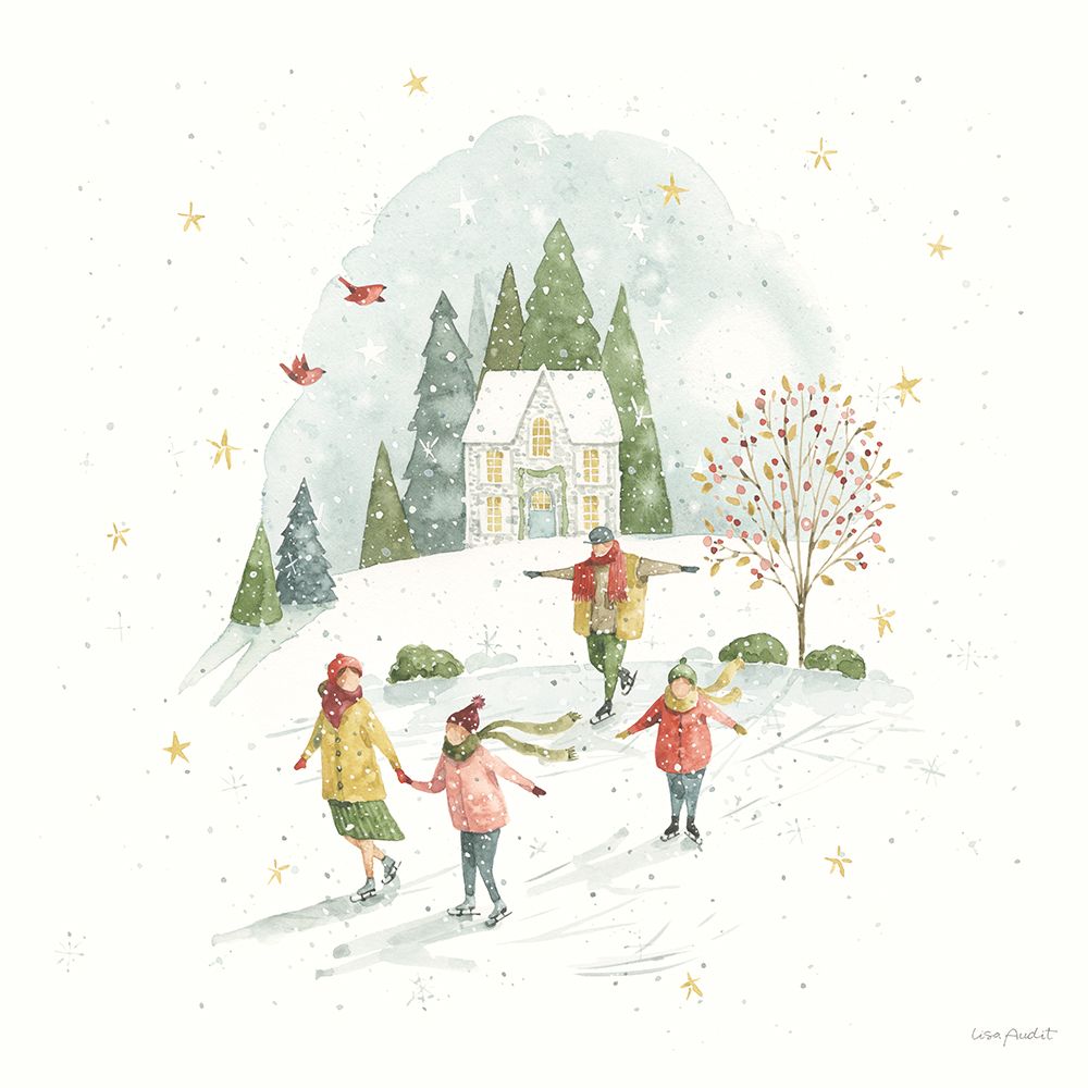 Magical Winterland V art print by Lisa Audit for $57.95 CAD