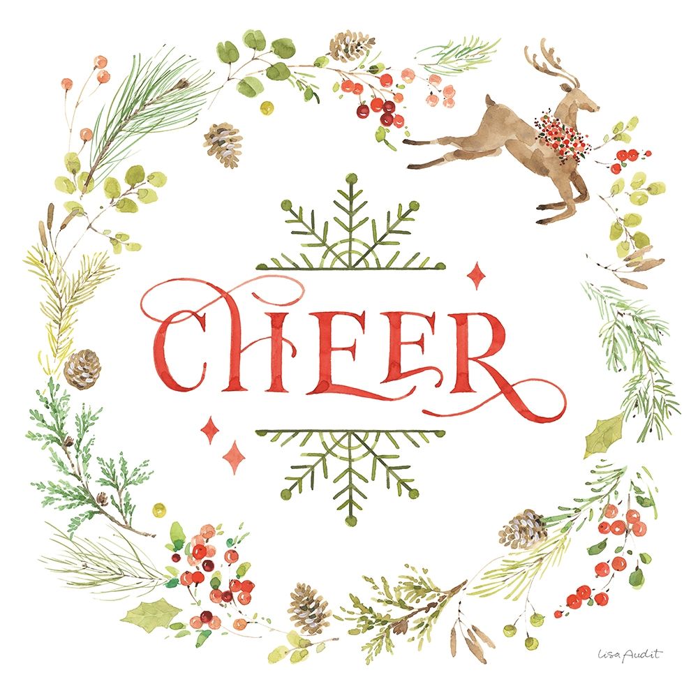 Merry And Bright 07 art print by Lisa Audit for $57.95 CAD