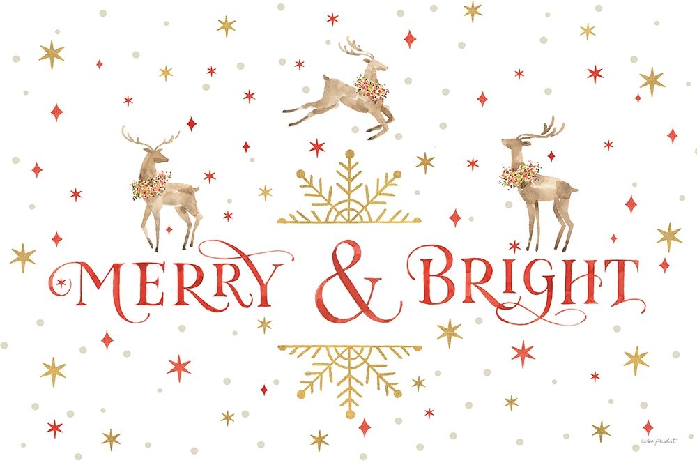Merry And Bright 08 art print by Lisa Audit for $57.95 CAD